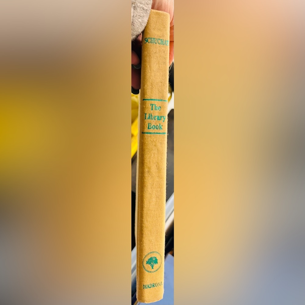 Vintage The Library Book by Schuchat